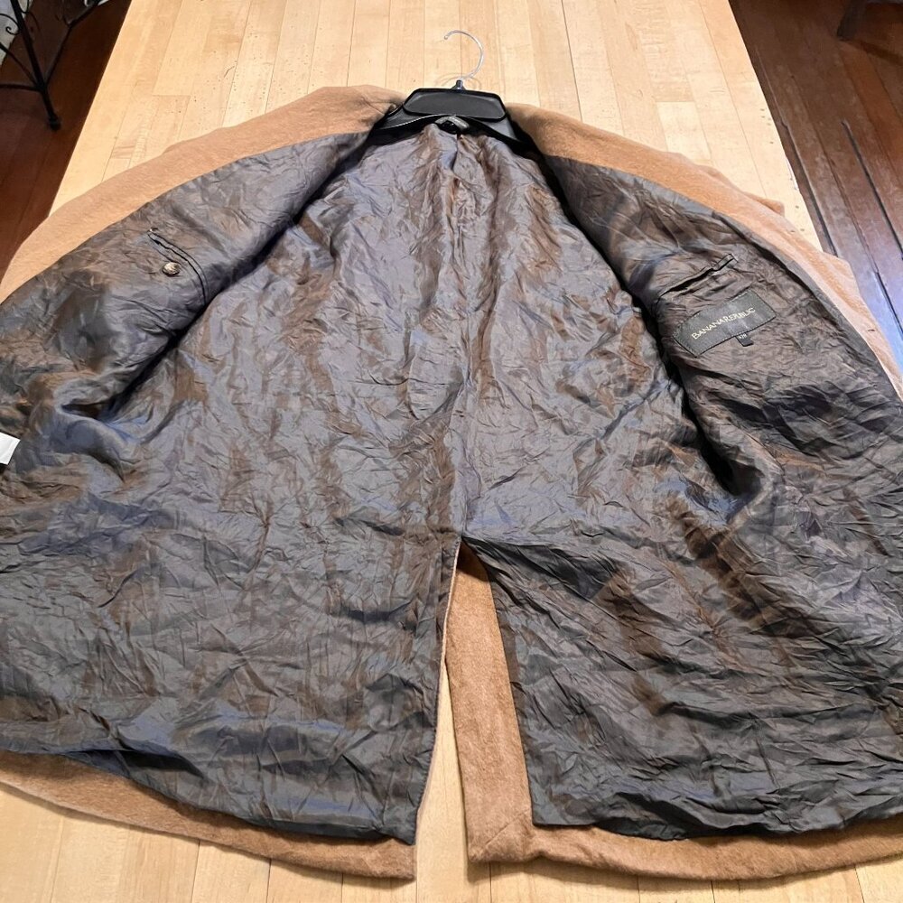 Banana Republic Mens Vintage Y2K 100% Camel Hair Jacket Size 42R Beige AN EXC - Picture 9 of 12